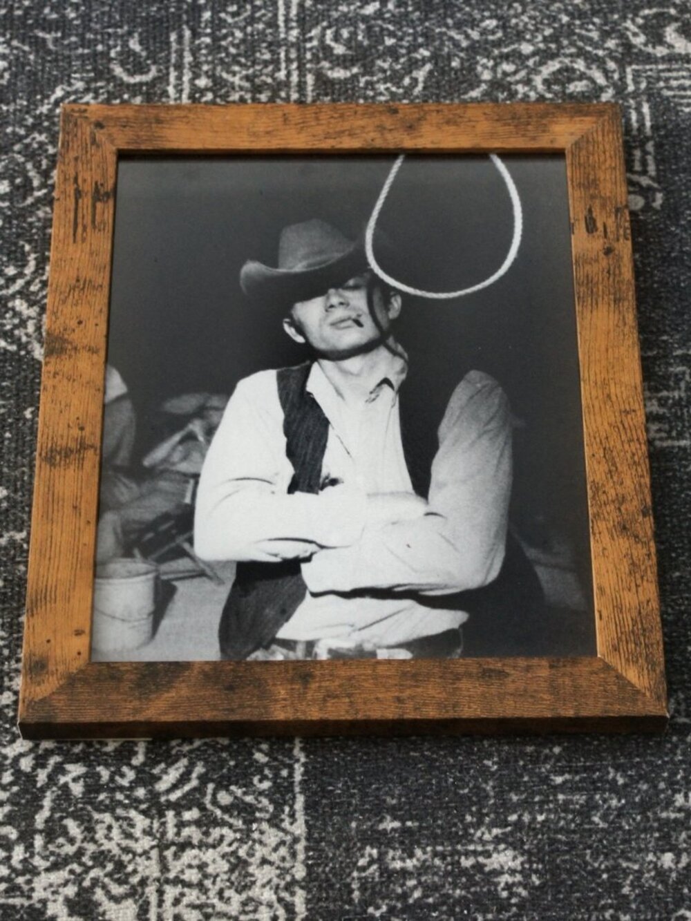 James Dean Cowboy Noose Photo Print 8x10 Vintage Western Movie Wall Decor Art